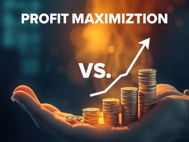 Profit Maximization vs. Wealth Maximization